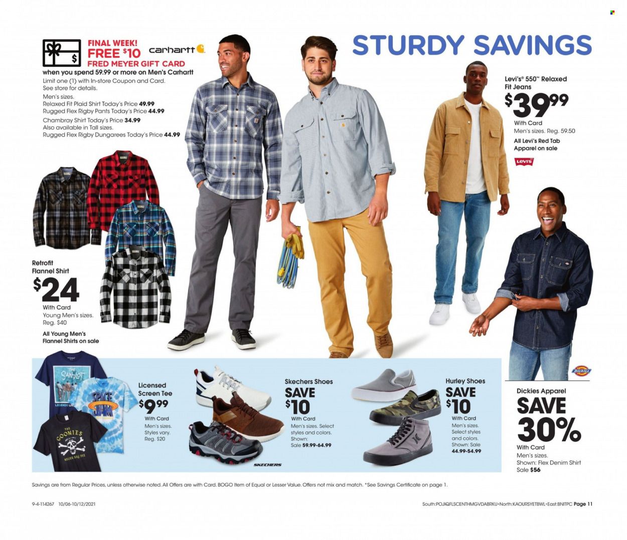 fred meyer mens levis