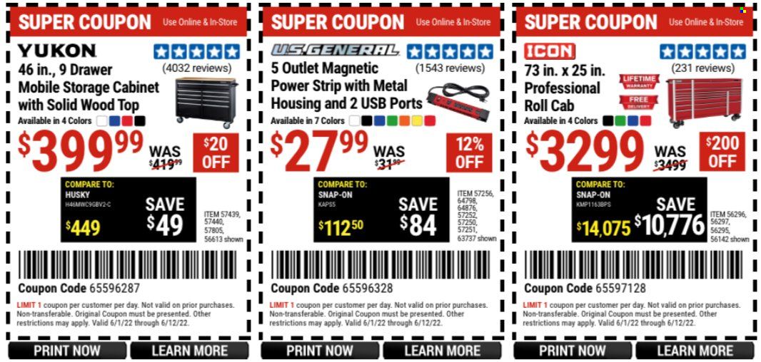 Harbor Freight Current Sales Weekly Ads Online