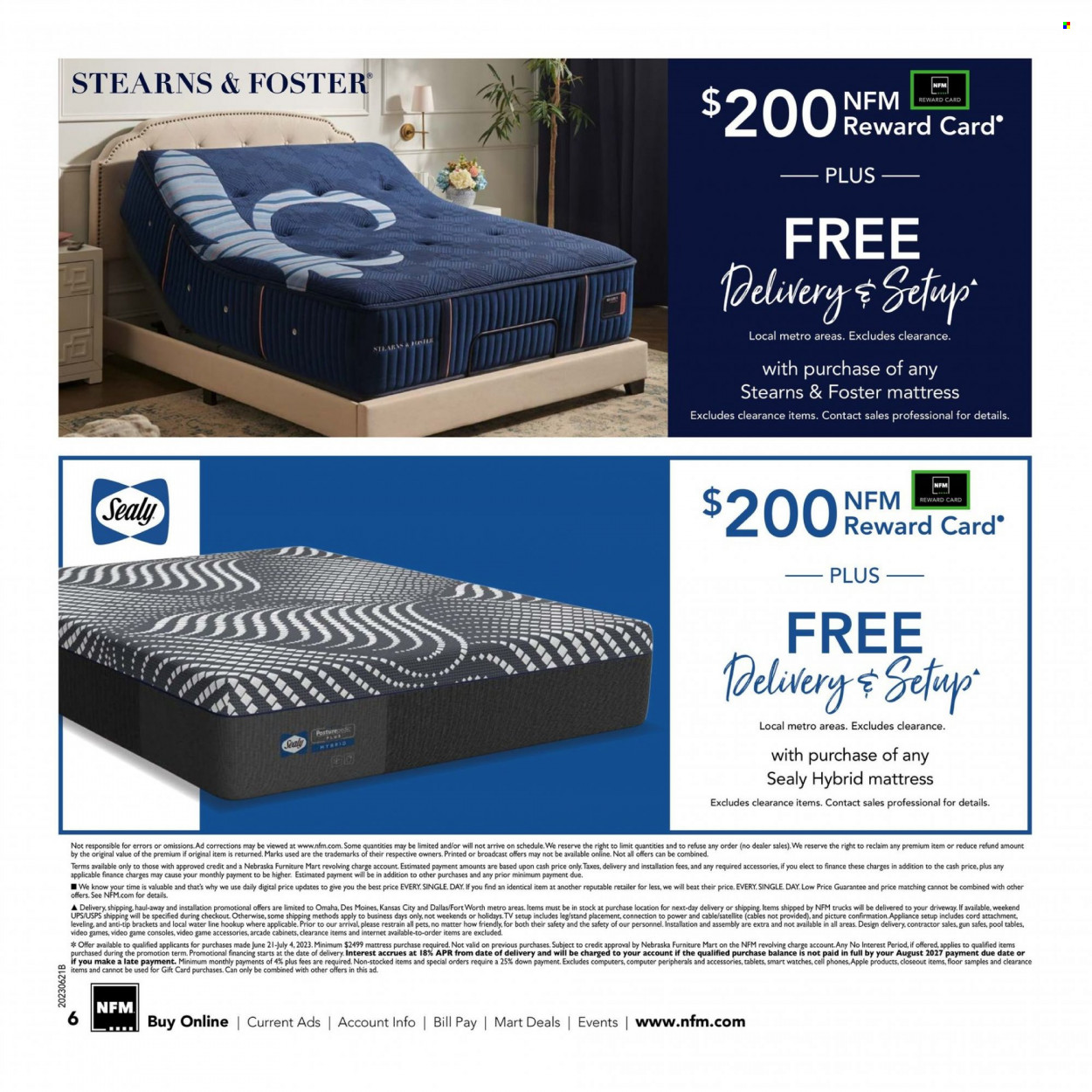 Nebraska Furniture Mart Current Sales Weekly Ads Online